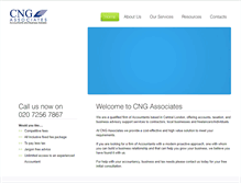 Tablet Screenshot of cngassociates.co.uk